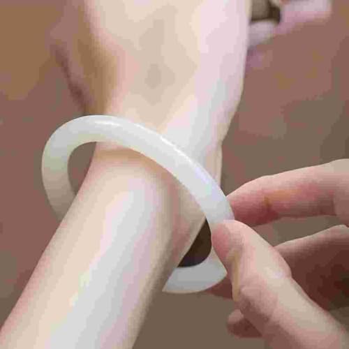 Ladies' Solid Color Tianshan Emerald Round Bracelet Natural Gem Lucky Jewelry Gift for Mom3