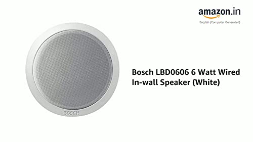Bosch LBD0606 9W Wired in-Ceiling Speaker - White 4 31Ne8O8n5eL