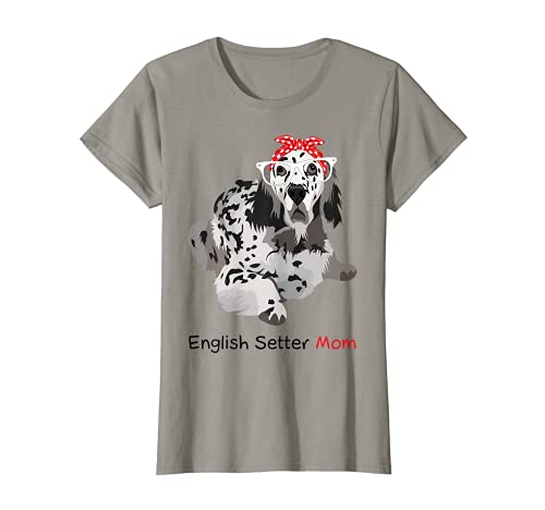 English Setter Mom Bandana Mujer English Setter Camiseta