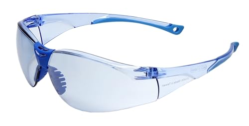 Medspex Blue Color Therapy Glasses Therapeutic Safety Glasses Blue Light Sensitivity Indoor Outdoor Chromotherapy Chakra