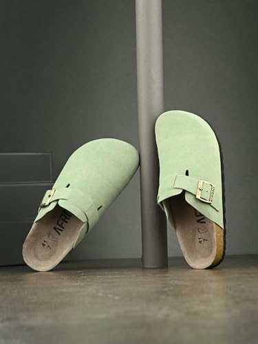 Image of AFROJACK Men's Leather Sandals Lightweight With EVA Sole