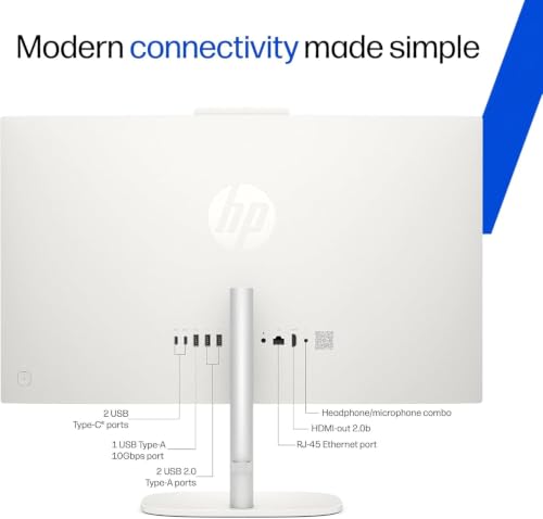Image of HP 24 inch OmniStudio All-in-One Desktop Computer, 16GB DDR5 RAM, 128GB UFS