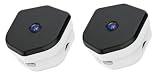 Noahlink 3MP 2K WiFi Window Camera, 2.4G/5G WiFi Cameras for Home Security for Indoor with Bluetooth, Starlight Night Vision, Human Detection, Two-Way Audio, 24/7 Recording (2 Pack)