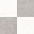 Sophia Checkerboard 12" x 12" Porcelain Marble-Look Floor Tile (33.44 Sq. Ft. / Case) (White and Gray)