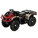 New Ray Can-Am Outlander XMR 1000R ATV Black and Gold Diecast Model