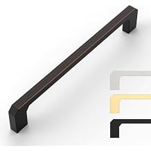 9BUILD 10 Pack Oil Rubbed Bronze Cabinet Pulls 6.25 Inch Handles for Cabinets - Kitchen Hardware Drawer Pulls