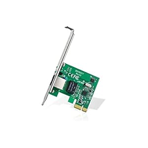 TP-Link 10/100/1000Mbps Gigabit Ethernet PCI Express Network Adapter Card (TG-3468) for PC, Win10/11 supported, Green