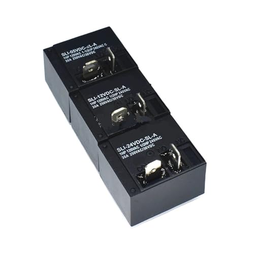 Relais de puissance SLI-05VDC 30A 4 PIN pour circuit imprimé - Lot de 10