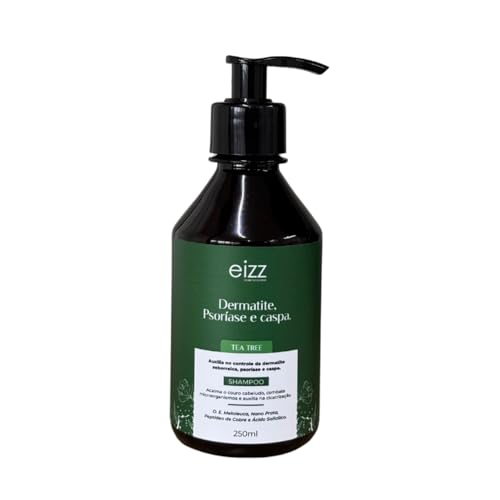 SHAMPOO TEA TREE DERMATITE SEBORREICA E PSORÍASE EIZZ 250ML  