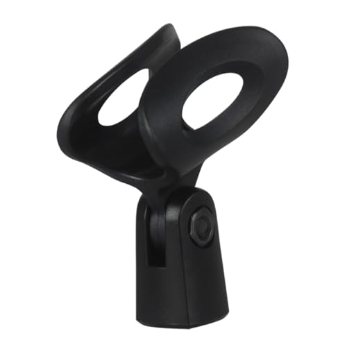 Toddmomy Mic Clip Mic Holder Clip Microphone Holder Microphone Clip Mic Stand Clip Black