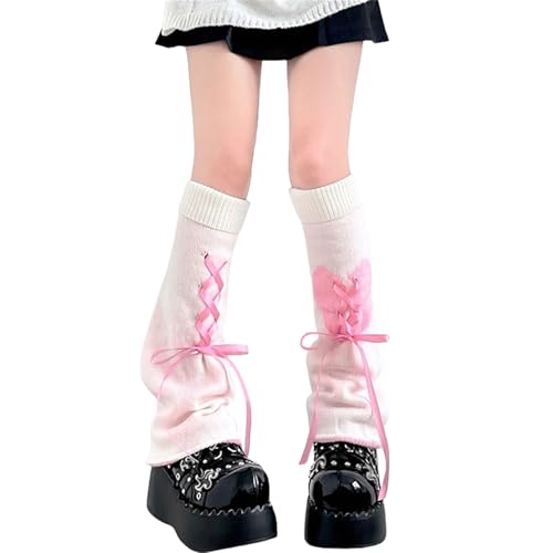 Image of Goth Leg Warmers Women Japanese Gothic Y2k Harajuku Grunge Emo Punk 80s