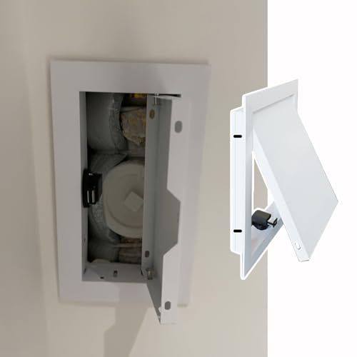 Panneau d'accès blanc 6x8 pouces pour intégration discrète dans le plafond du salon
