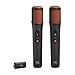 JBL EasySing Mics, 2 Wireless AI Karaoke Microphones with Real-Time Vocal Removal and USB-C PartyBox Dongle, Black