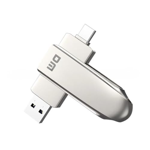 Pen drive duplo USB C de 64 GB, velocidade até 150 MBs 2 em 1 USB3.1 tipo-C para Smartphones USB-C A
