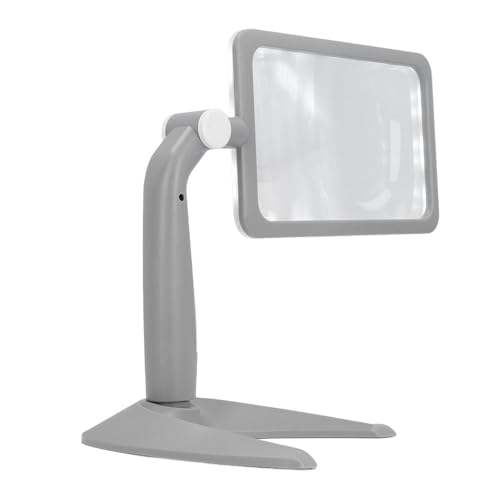 Loupe de lecture rectangulaire Pilipane à 48 LED et 3 modes d'éclairage - 2