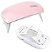 Produktbild Yolistar Mini UV LED Nagellampe Nageltrockner, UV Lampe Nail lamp für Nagellackgel, Professionell, Tragbar, 6 W, 2 Zeiteinstellungen (60s, 120s)