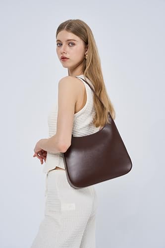 Image of Crescent Bag Shoulder Bag Trendy Purses for Women 2026 with Zipper Closure