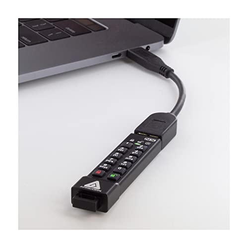 Image of Apricorn ASK3-NX 32GB USB 3.1 Encrypted Secure Drive (ASK3-NX-32GB)