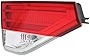 For Honda Odyssey 2014 2015 2016 2017 Tail Light Assembly Driver Side - w/ Bulbs Replaces HO2802107 - CAPA Certified