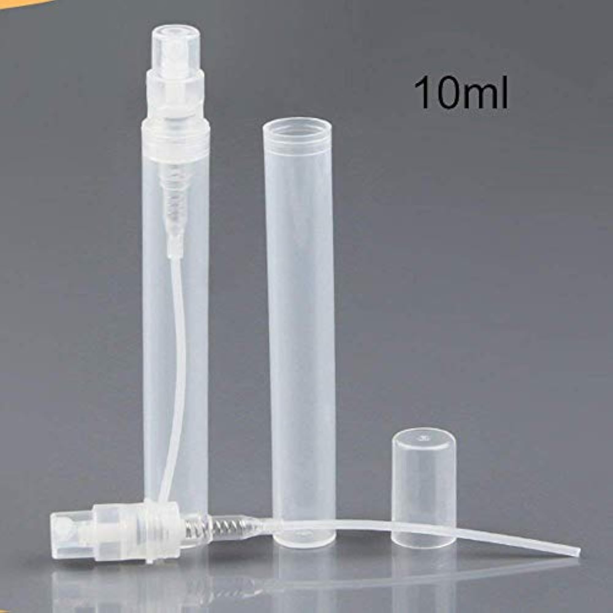 5Pcs Frosted Plastic Tube Empty Refillable Perfume Bottles