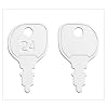 10Pcs Universal Lawn Mower Key, Indak 430 691959 Replacement for Lawn Mower Equipment: AYP, Briggs & Stratton, Craftsman, Husqvarna, MTD, Murray, Scag, Snappe #5