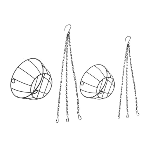 Panier suspendu métal pour pots de fleurs HEMOTON - 2