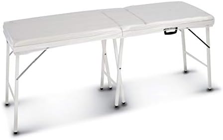 Aveanit Beauty Plastic Couch Cover Massage Tables Beds PVC Plastic Crystal Vinyl (White)
