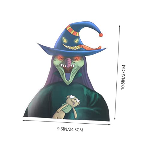 FAVOMOTO 1 Peça Decalque Da Janela Do Limpador De Pára-Brisa Traseiro Do Carro Adesivo Do Dia Bruxas