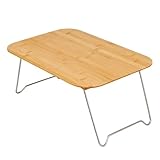 Descubre la mesa plegable de camping hecha de madera, ideal para comer al aire libre, relajarse durante las noches de barbacoa, salidas a la playa o viajes en caravana. Su diseño portátil permite un fácil transporte y configuración, por lo que es imprescindible para tus aventuras. Disfruta de versatilidad y comodidad con esta pieza esencial para muebles de exterior.