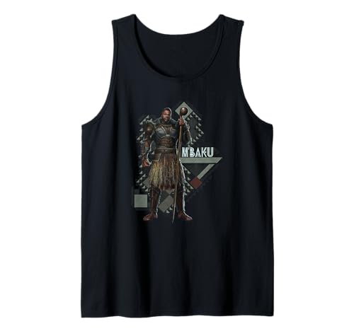 Débardeur imprimé M'Baku de Black Panther en coton doux avec col rond confortable