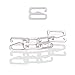 12mm Silver Swimsuit Bra Strap G Hooks Replacement Bra Strap Slide Hook for Swimwear Lingerie Bra Making Metal Adjuster Bra Buckle DIY 30pcs