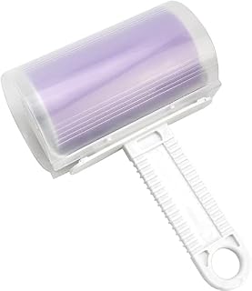 Rolo Removedor de Fiapos, cabelos, Poeiras Adesivo Refil Rolo adesivo para remover pelos e fiapos cores sortidas