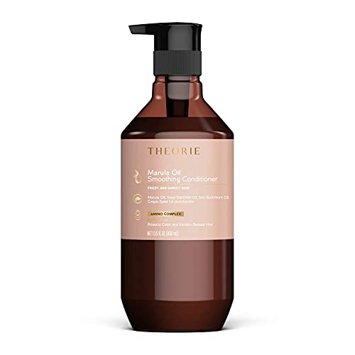 Theorie Marula Oil Smoothing Conditioner - Controls Frizz & Smooths Hair With Marula Oil, Sea Buckthorn Oil & Grape Seed Oil, Sulfate-Free, Gluten-Free, Suited To All Hair Types - 400 Ml #TOP10