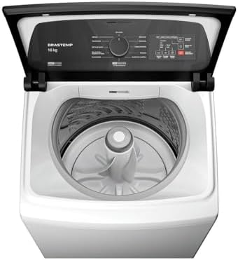 Lavadora de Roupas Brastemp 16kg Cesto Inox 12 programas Branco B...