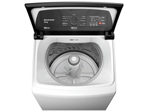 Lavadora de Roupas Brastemp 16kg Cesto Inox 12 programas Branco