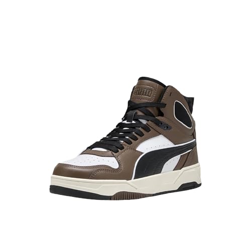 Image of PUMA Mens Rebound Break Mid Lace Up Sneakers Shoes Casual