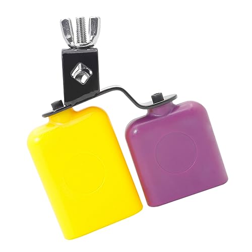 WESIEVYA 木魚?子 高低音 牛??子 ドラムアクセサリー 取り付け簡単なパ