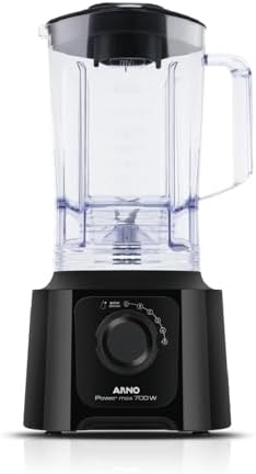 Liquidificador Arno Powermax 700W LN50, Preto com 4 Lâminas Powel...