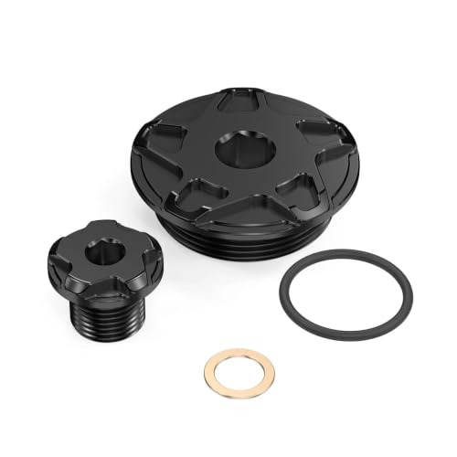 Tapones de sincronización para Suzuki DRZ400SM 2000-2024 en color negro