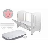 Cuna Lovely Premium Colecho con Colchón y REGALO Lámpara E