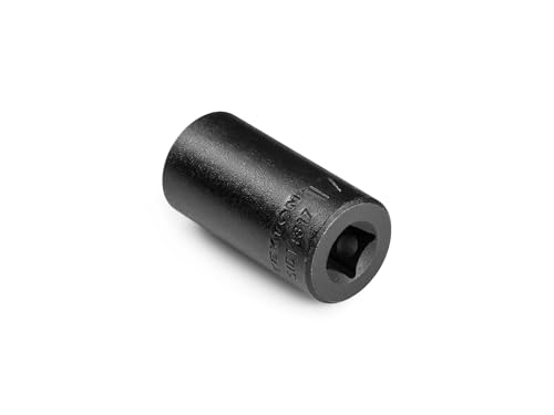 Image of TEKTON 3 /8 Inch Drive x 17 mm Semi-Deep 12-Point Impact Socket | SID14317