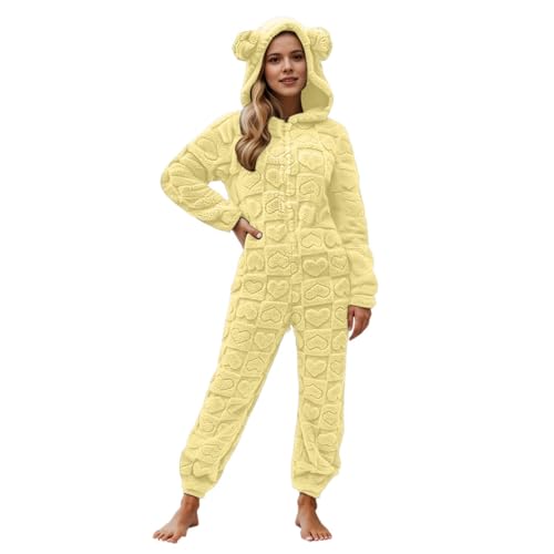 Combinaison pyjama femme polaire moelleuse pour douce nuit