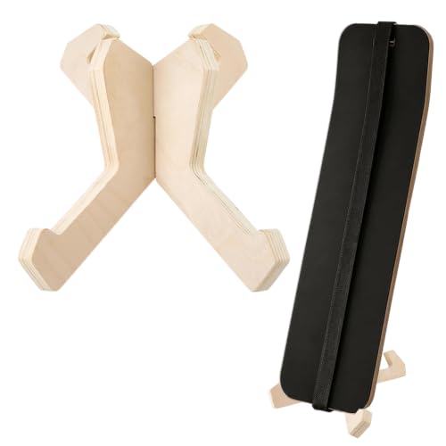 OLYCRAFT Balance Board in Legno con Supporto Rimovibile per Slackline, Adatto a Tavole da 1,5 m