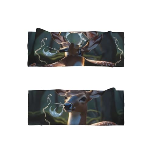 Beautiful deer Bow Hair Accessories, Children's Elastic Bow Headband 0-6 Months, Newborn, Baby, Toddler Hair Accessories2