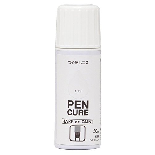 ニッペ ペンキュア HAKE de PAINT 水溶性つや出しニス 50ml クリヤー