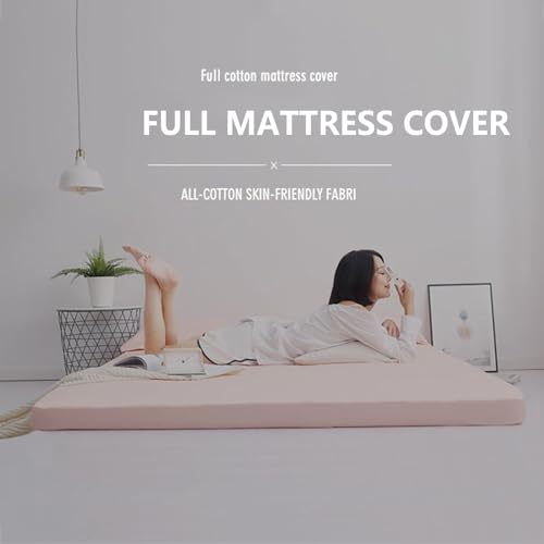 Miniatura 7 de Mswborml Estampado Funda Futon Tatami Con Cremallera, Japones Funda De Colchón, Antideslizante Funda Protectora De Colchones, Engrosado Cubierta De Colchón Del Futón Del Tatami,C,90x190cm 35x75in