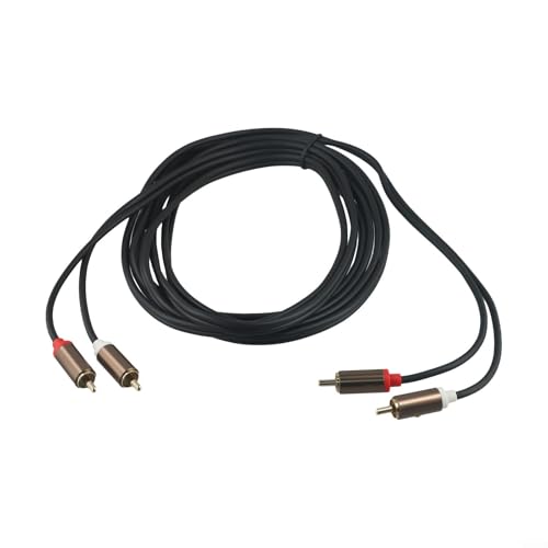 Câble audio stéréo professionnel mâle vers mâle pour caisson de basses et applications haute fréquence, connexion fiable (300 cm)