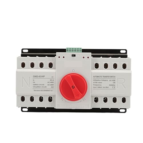 ATS Interrupteur de Transfert Automatique 2P 63A pour commutation double alimentation AC 230V - 2