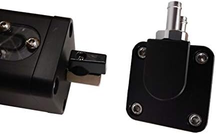 Universal Black Aluminum Baffled Car Oil Catch Can Tank Reservoir Filter Adapter