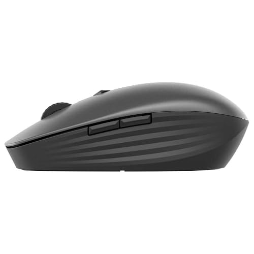 HP 715 - Mouse - multidispositivo, ricaricabile - 7 pulsanti - wireless, cablato - Bluetooth 3.0, 2,4 GHz - ricevitore wireless (USB)